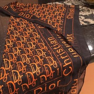 Scarfs Dior design one time were